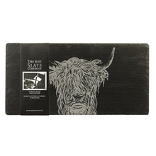 Load image into Gallery viewer, Highland Cow Slate Table Runner
