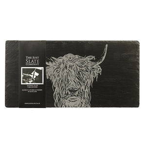 Highland Cow Slate Table Runner