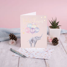 Load image into Gallery viewer, Up &amp; Away Baby Shower Card
