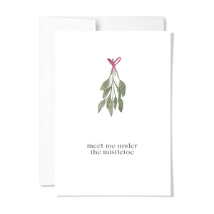 Under The Mistletoe Card
