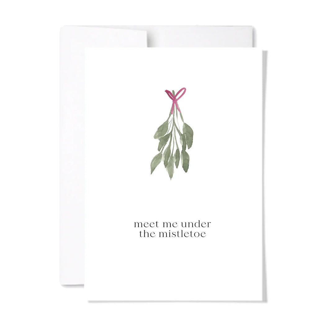 Under The Mistletoe Card