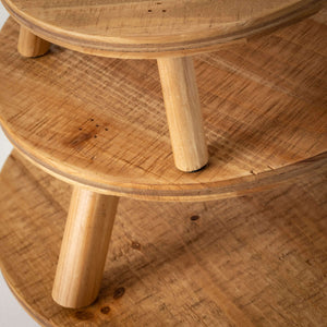 Natural Wood Riser