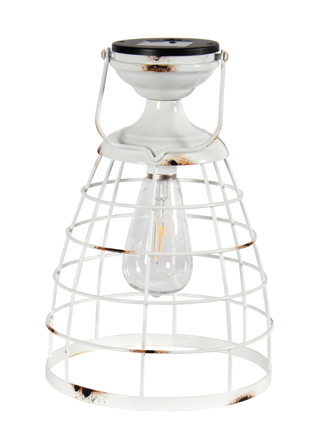 White Wire Solar LED Lantern