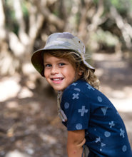 Load image into Gallery viewer, Zachary Camo Kids Bucket Hat

