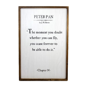 Peter Pan Wall Plaque