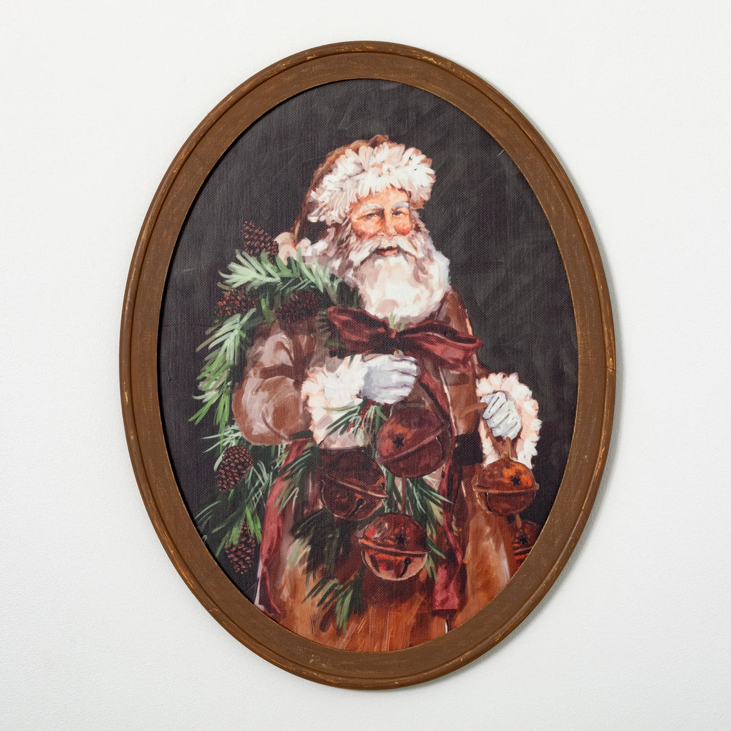 Father Christmas Portrait Wall Decor