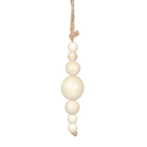 Wood Bead Dangling Ornament
