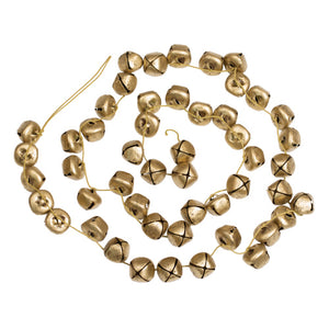 Antique Gold Bell Garland