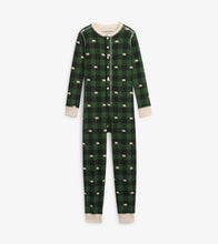 Load image into Gallery viewer, Hatley Forest Green Plaid Kids Union Suit
