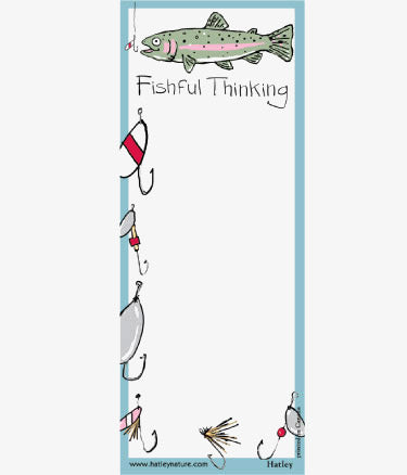 Fishful Thinking Magnetic Notepad