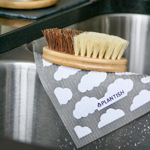 Plantish Sisal & Palm Vegetable Brush