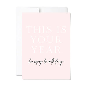 Your Year Birthday Card