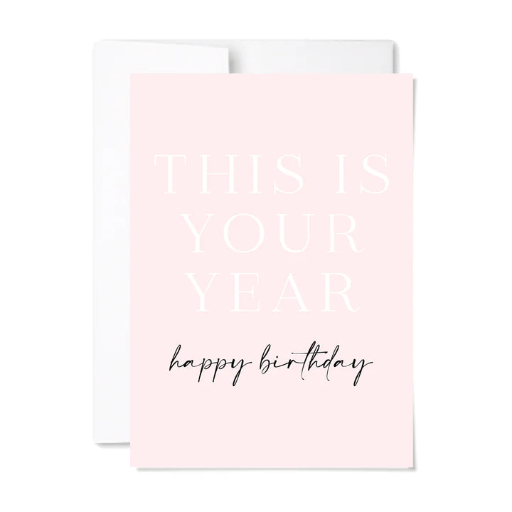 Your Year Birthday Card